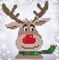 Diamond Dotz Christmas Reindeer Animal Diamond Painting Kits for Adults - Diamond Art Kits a Relaxing Creative Craft Kit with Dotz Gems 5.3x5.3